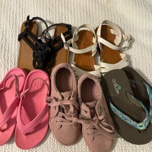 Bundle of girls size 13 shoes
